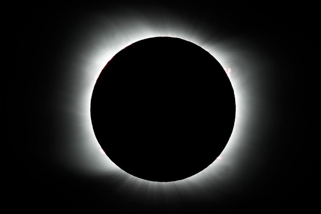 Der Mond verdeckt die Sonne - eine Sonnenfinsternis wird in Nord- und Mittelamerika zu sehen sein.&nbsp;