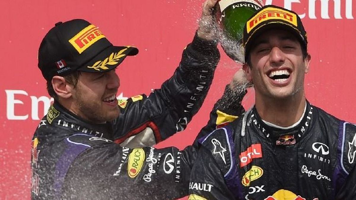 Daniel Ricciardo holte 2014 drei Sieg für Red Bull, Sebastian Vettel keinen