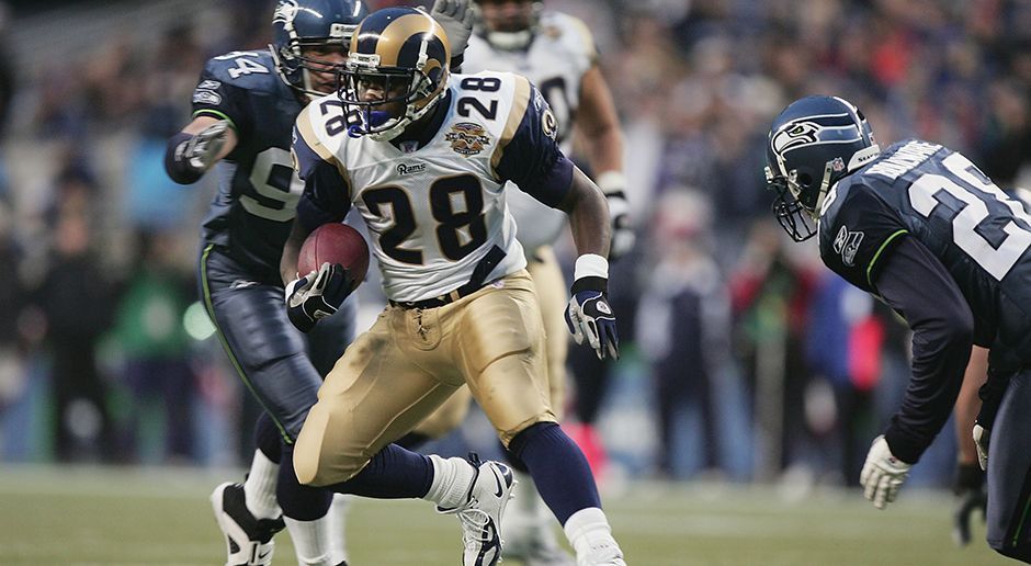 
                <strong>Platz 8: Marshall Faulk</strong><br>
                100 Touchdowns, 1994-2006 (Indianapolis Colts, St. Louis Rams).
              