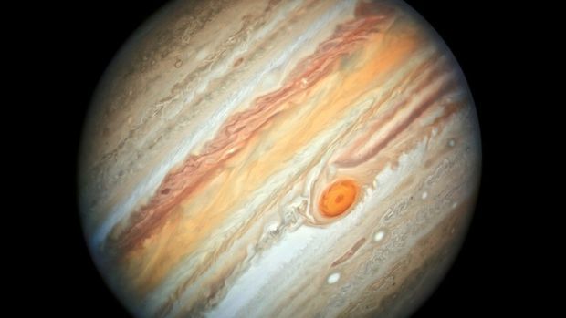 Jupiter ist mit einem Durchmesser von rund 143.000 Kilometern der größte Planet des Sonnensystems.