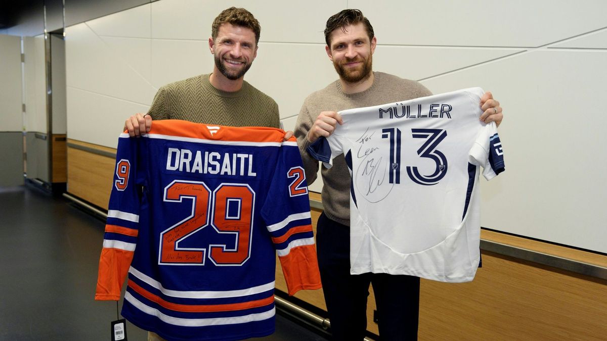 Deutsche Stars in Kanada: Müller (l.) und Draisaitl (r.)