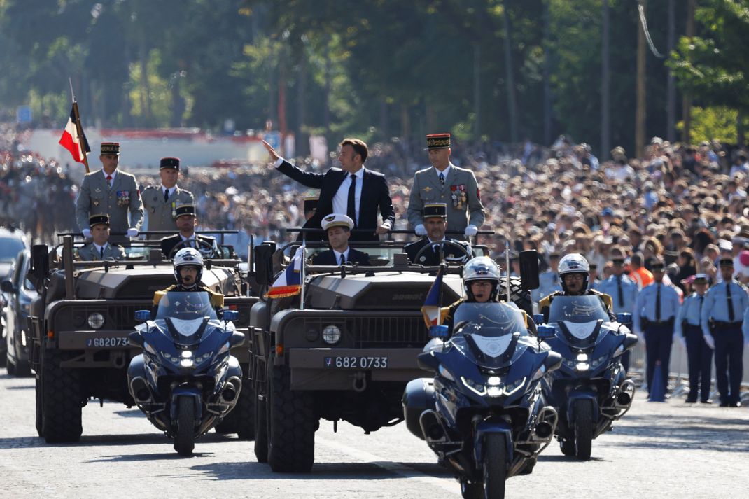 Frankreich feiert den Nationalfeiertag am 14. Juli wieder mit einer besonderen Militärparade. (Archivbild)