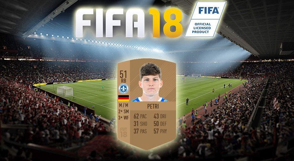 
                <strong>Leo Petri</strong><br>
                Position: AbwehrVerein: SV Darmstadt 98Gesamtstärke: 51Potential: 66
              