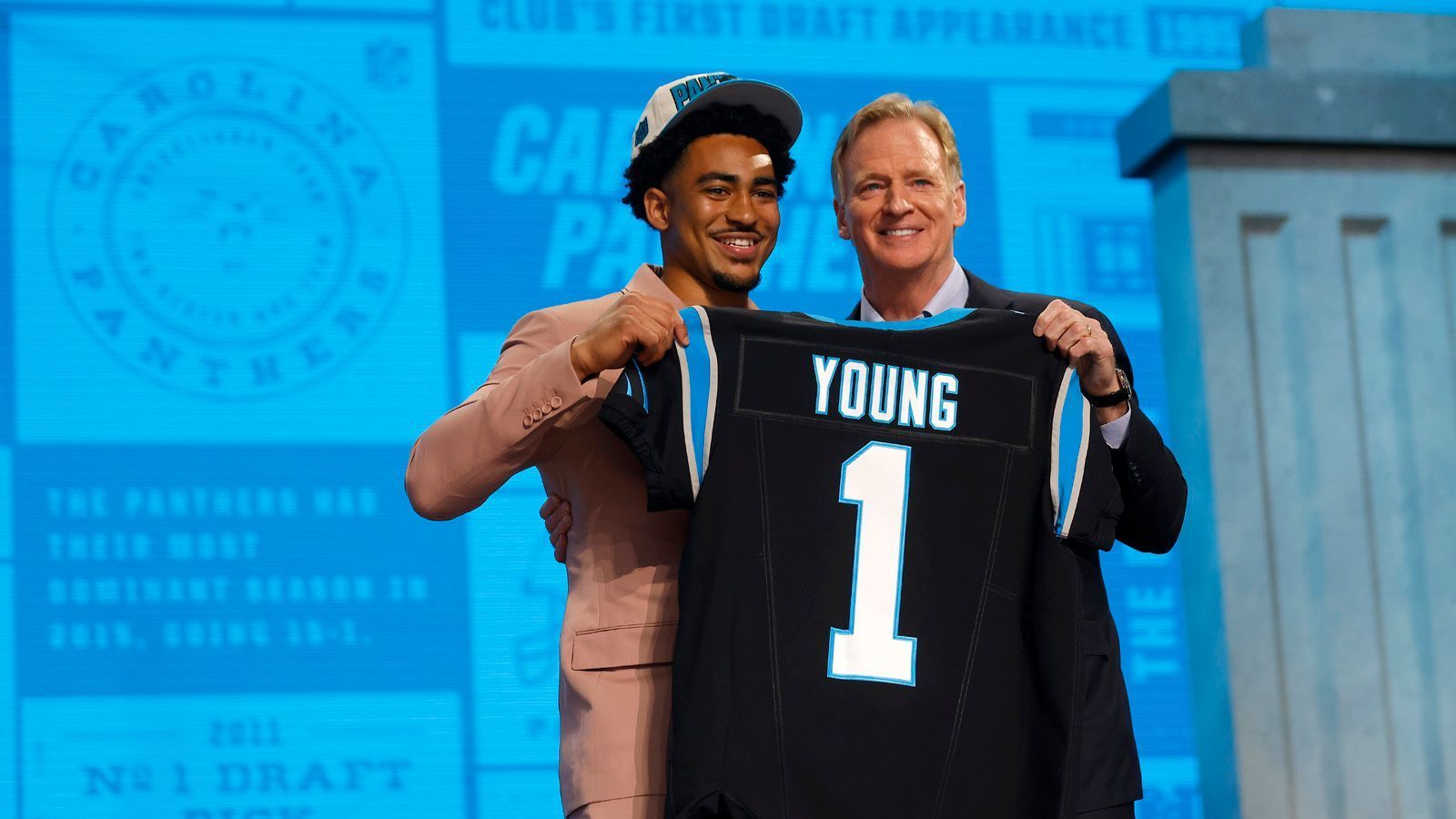 
                <strong>Draft-Pick 1: Carolina Panthers (via Chicago Bears) - Bryce Young, QB</strong><br>
                
              
