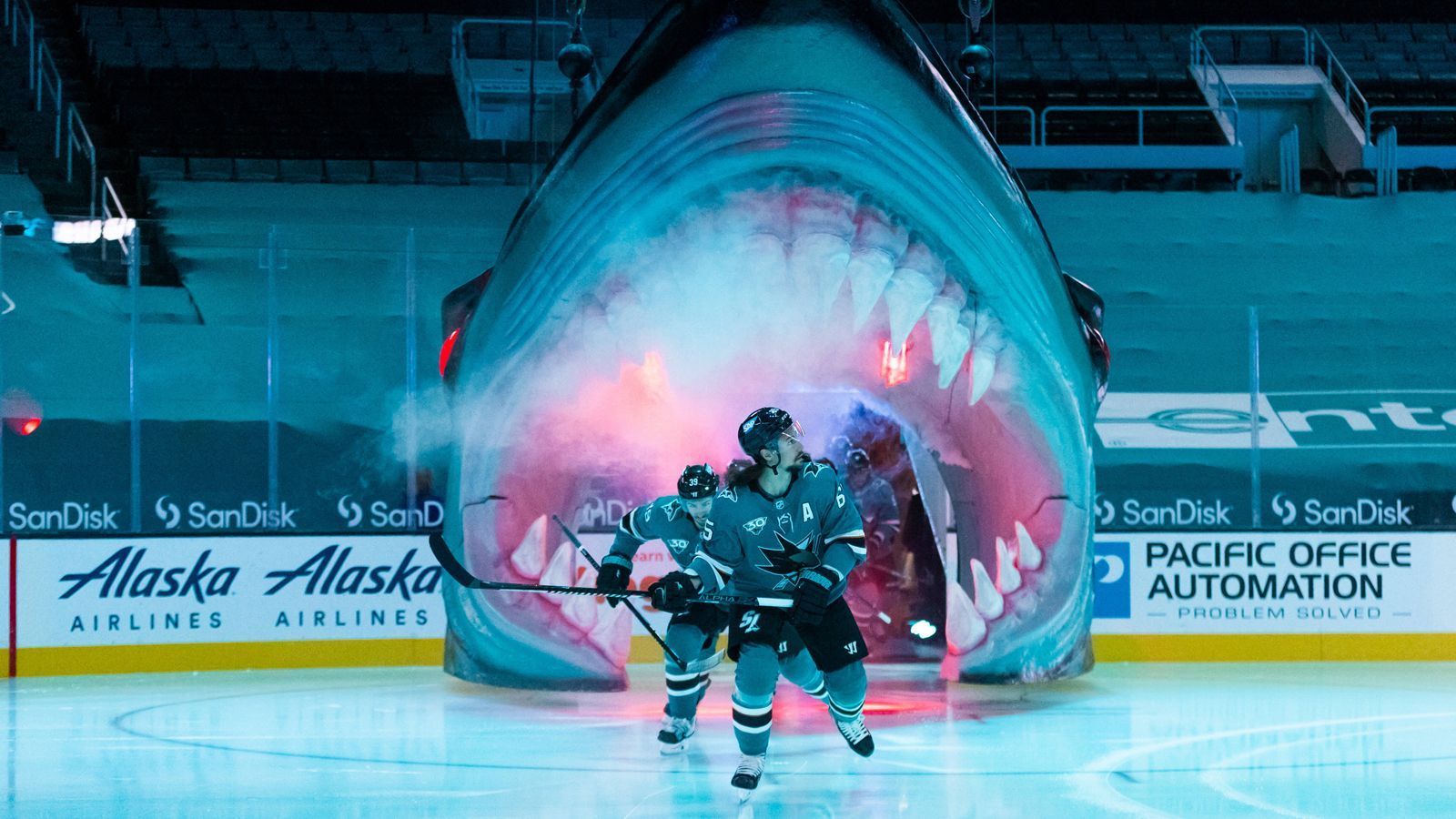 
                <strong>San Jose Sharks</strong><br>
                Eigentlich hätte dieses Team San Jose Blades heißen sollen. Dieser Vorschlag war jedenfalls der Gewinner einer Fan-Umfrage. Allerdings wurde der Begriff Blades in den USA damals mit Bandenkriminalität in Verbindung gebracht, weshalb der Name wieder verworfen wurde. Sharks wurde daraufhin wegen der vielen Haie an der kalifornischen Küste auserwählt.
              