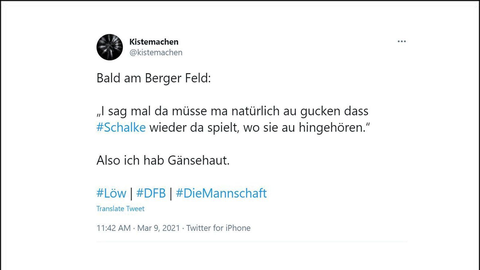 
                <strong>Die Netzreaktionen zum Löw-Rücktritt</strong><br>
                Jogi Löw bei Schalke 04? Ob er sich das wirklich noch antut...
              