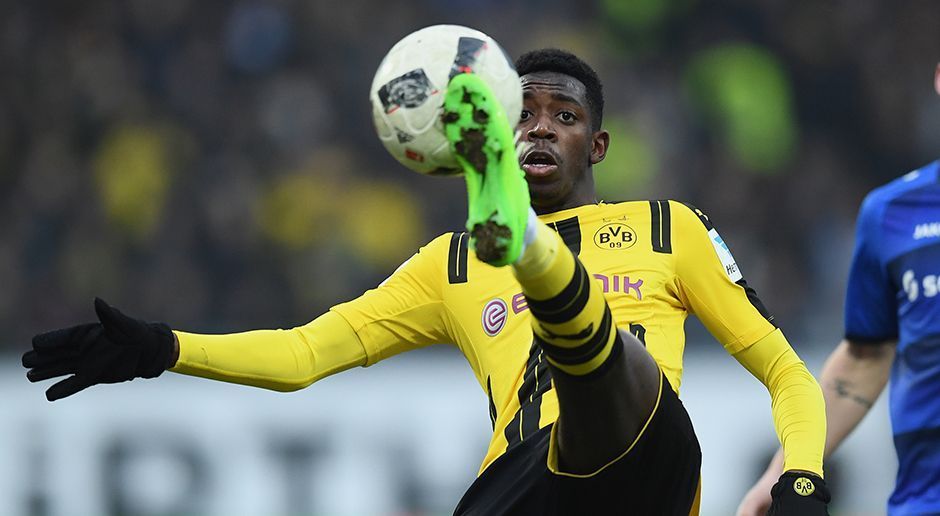 
                <strong>Platz 1: Ousmane Dembélé (Borussia Dortmund)</strong><br>
                Alter: 19.Position: Mittelfeld.Vertrag bis: 2021.
              