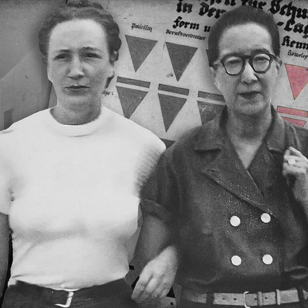 Nelly Mousset-Vos (l.) und Nadine Hwang (r.) lernten sich am Heiligabend 1944 als Insassen im KZ Ravensbrück kennen. Sie verliebten sich ineinander und lebten ihre Liebe im Geheimen aus.