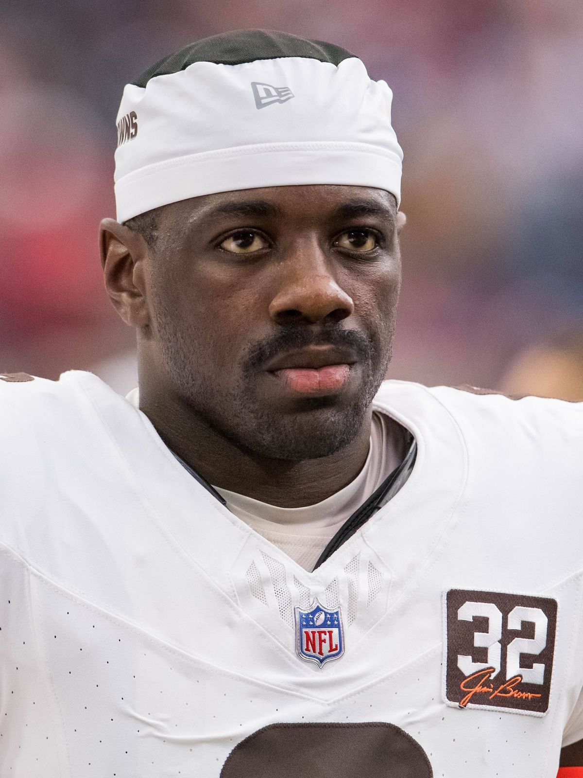 NFL, American Football Herren, USA 2024: Browns vs Texans JAN 13 January 13, 2024: Cleveland Browns linebacker Jeremiah Owusu-Koramoah (6) during a Wild Card playoff game between the Cleveland Brow...