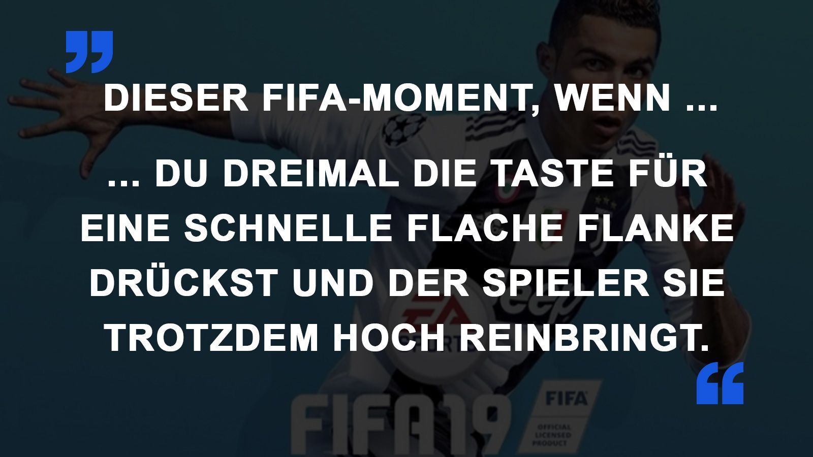 
                <strong>FIFA Momente hohe Flanke</strong><br>
                
              