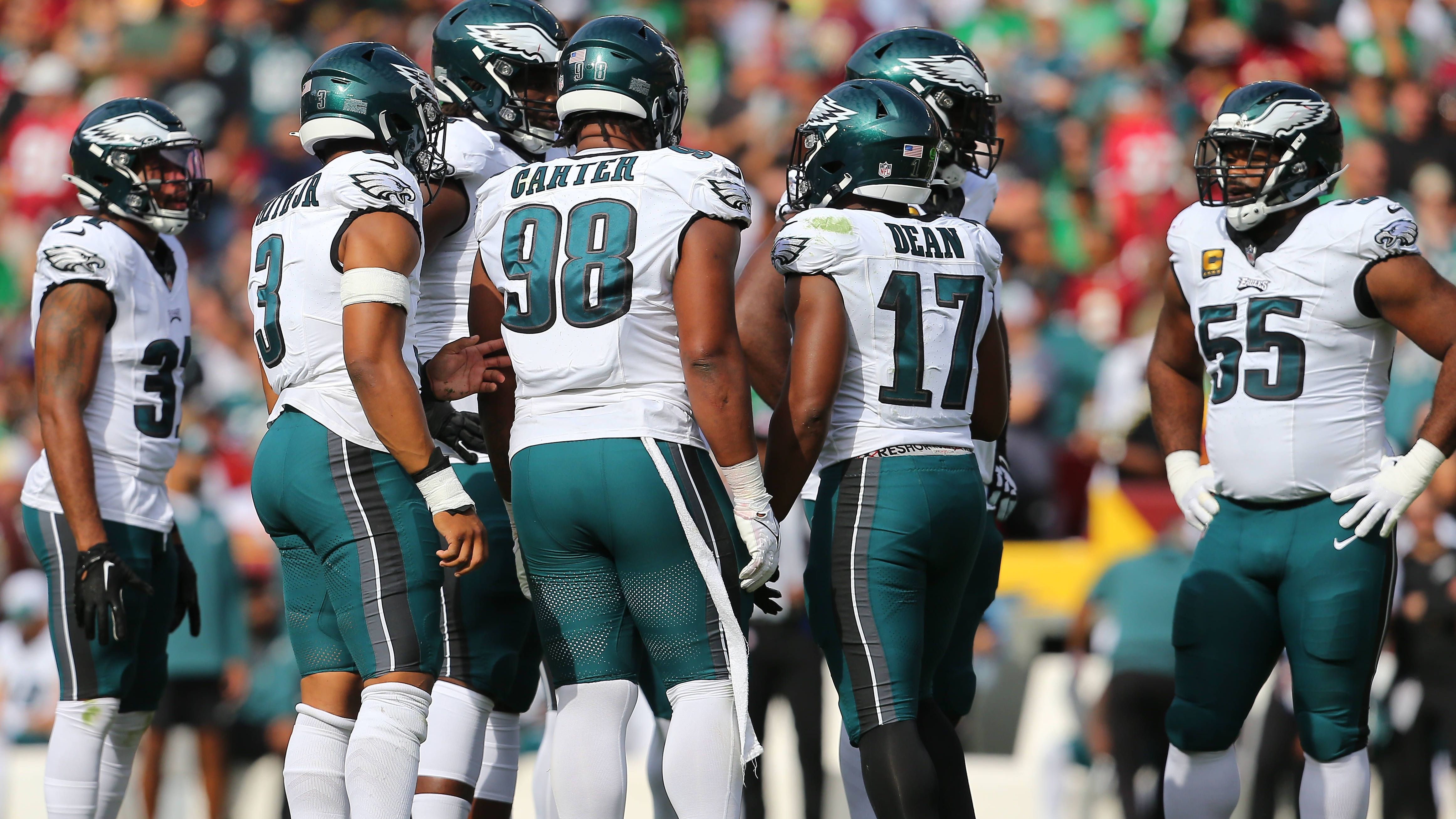 <strong>20. Platz: Philadelphia Eagles - 95 <strong>Flaggen</strong></strong><br>Yards: 785