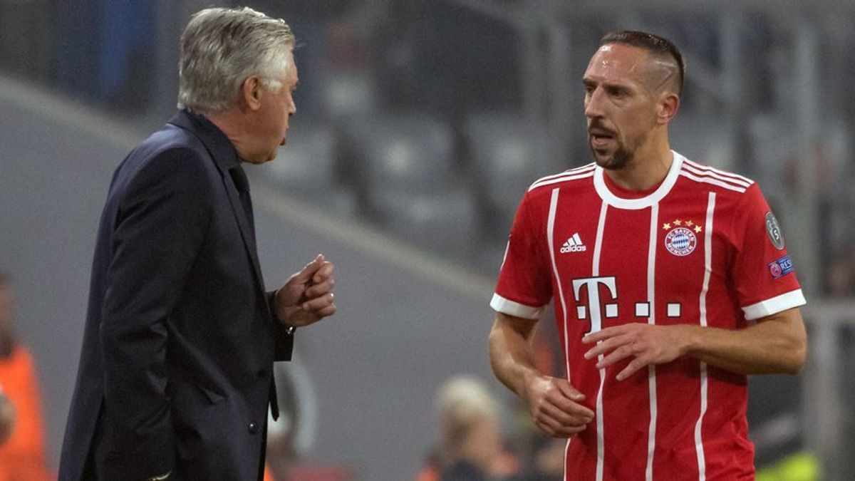 Ancelotti und Ribery