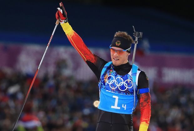 
                <strong>Biathlon: Silber - Staffel der Männer - Deutschland</strong><br>
                Die deutsche Männer-Staffel holt die Silbermedaille im Biathlon! Im Schlussspurt gelingt es dem Schlussläufer Simon Schempp nicht, den Russen Anton Shipulin zu überholen - es reicht am Ende dennoch für den zweiten Platz.
              