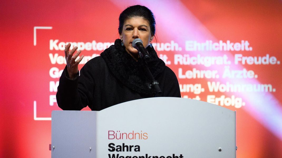 Wie steht das BSW zu den Plänen der Union und SPD, das Grundgesetz zu ändern? Wagenknecht (Bild) will jetzt ein Statement abgeben. (Archivbild)