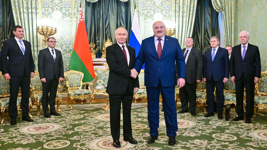Russland will einem Bericht zufolge Belarus schon seit langem de facto annektieren - und ist jetzt im Endstadium eines entsprechenden Plans angekommen. (Archivbild)