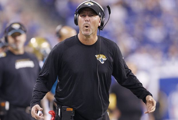 
                <strong>Indianapolis Colts - Jacksonville Jaguars 23:3</strong><br>
                Jaguars-Coach Gus Bradley staunt nur - und muss das 3:23 hinnehmen.
              