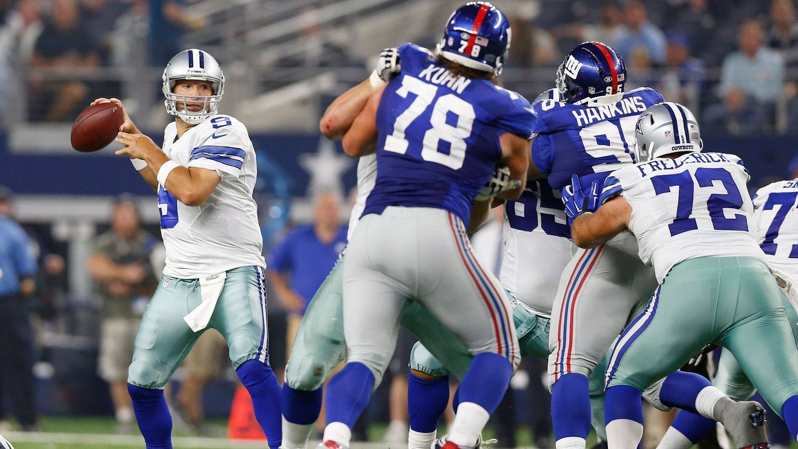 
                <strong>New York Giants - Tony Romo</strong><br>
                41 Touchdown-Pässe
              