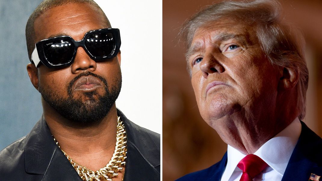 Kanye West und Donald Trump