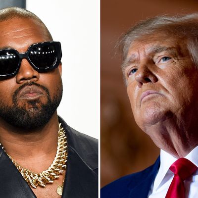 Kanye West und Donald Trump