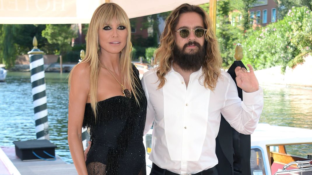 Heidi Klum und Tom Kaulitz auf einem Dolce &amp; Gabbana Event in Venedig im Jahr 2020.