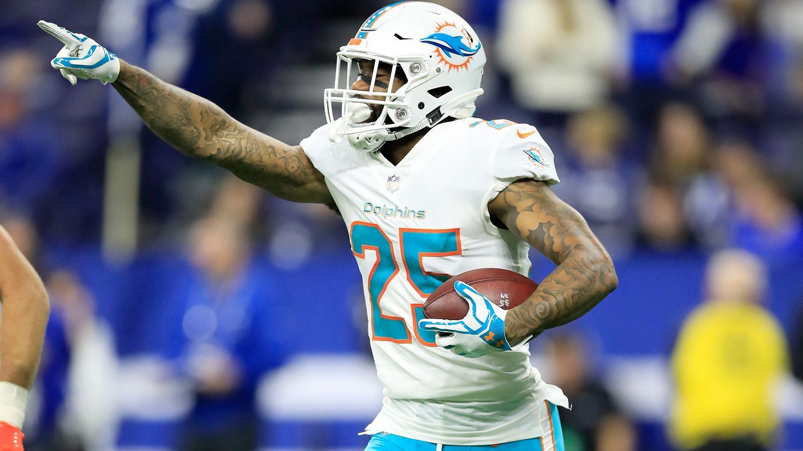 <strong>Platz 14 (geteilt): Miami Dolphins - 6</strong><br>Xavien Howard (2016) - 4 Pro Bowls<br>Jarvis Landry (2014) - 3 Pro Bowls<br>Jay Ajayi (2015) - 1 Pro Bowl<br>Minkah Fitzpatrick (2018) - 1 Pro Bowl<br>Jakeem Grant (2016) - 1 Pro Bowl<br>Tua Tagovailoa (2020) - 1 Pro Bowl