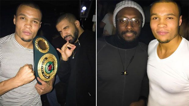 
                <strong>Das Glamour-Leben von Chris Eubank jr.</strong><br>
                Auch im Musik-Business hat Eubank prominente Freunde. Drake und Will.I.am zählen zu großen Fans des Supermittelgewicht-Weltmeisters.
              