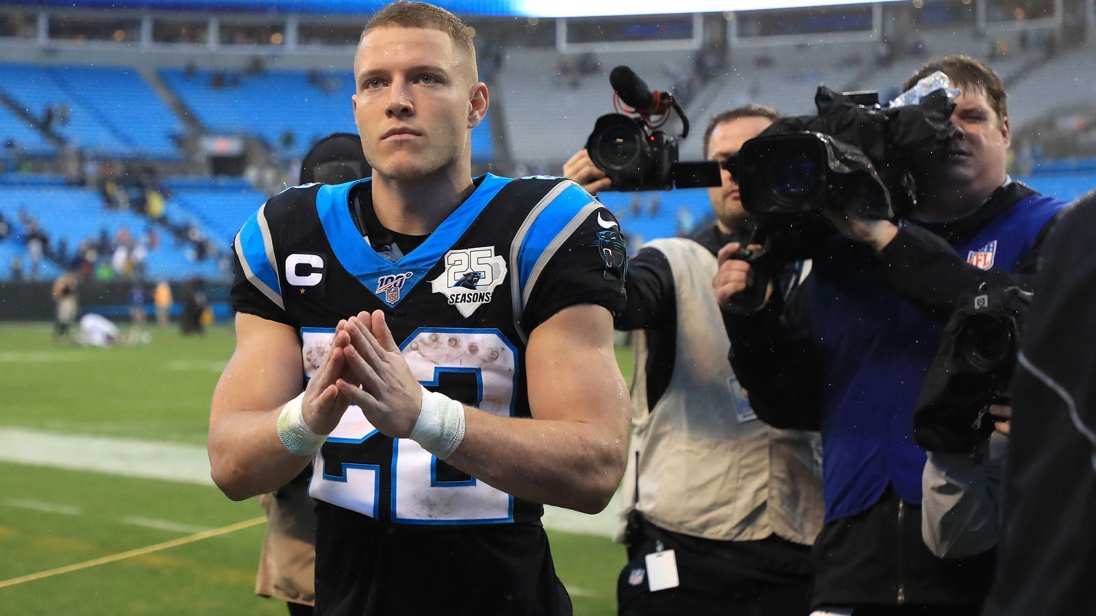 
                <strong>Flex</strong><br>
                Christian McCaffrey (Carolina Panthers), 18 Stimmen2nd Team: Derrick Henry (Tennessee Titans), 7 Stimmen
              