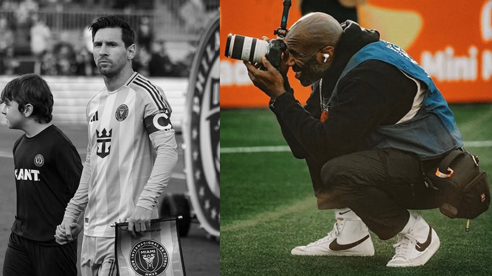 <strong>Malcolm Jenkins</strong><br>... bei einem Spiel vor wenigen Wochen gegen Inter Miami Lionel Messi ablichten. Vor acht Jahren noch den "GOAT" des Footballs im wichtigsten Spiel besiegt und jetzt den "GOAT" des Fußballs fotografieren. Jenkins lebt sein Leben und genießt es in vollen Zügen! Dazu postet er: "Kein Druck, keine Erwartungen. Nur der reine Genuss, etwas Neues auszuprobieren."