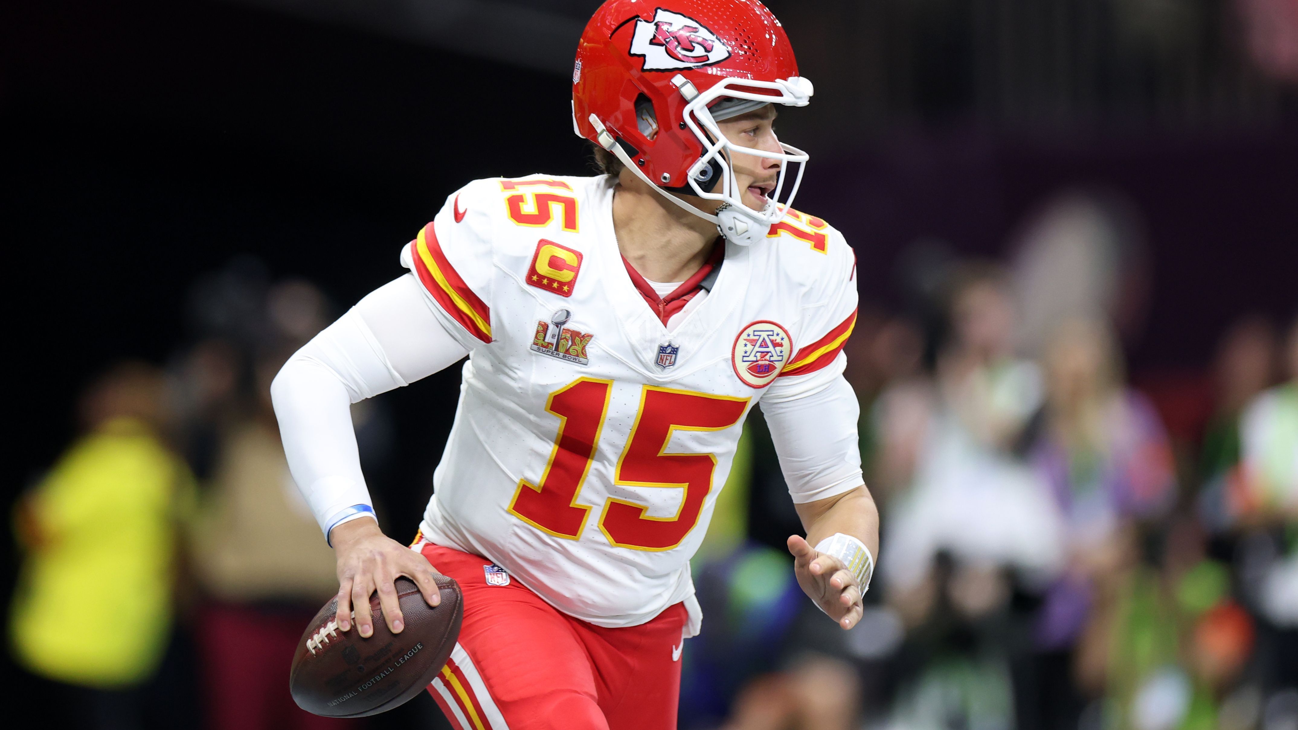 <strong>Patrick Mahomes (Kansas City Chiefs)</strong><br>Spiele: 245<br>Touchdowns: 245<br>Interceptions: 74<br>TD/Int-Ratio: 3,31