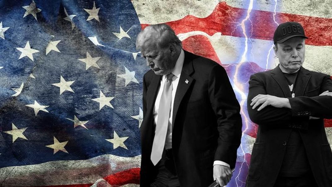 Spannungen, Nähe - und wieder Spannungen: US-Präsident Trump (links) und Elon Musk führen eine wechselhafte Beziehung.