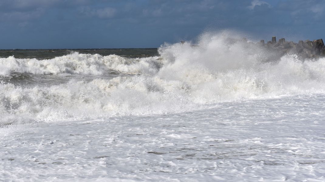 Sturmflut an der Nordsee