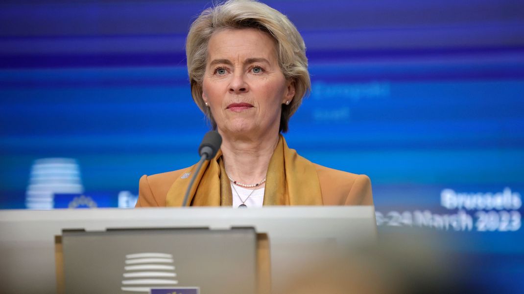 Von der Leyen sprach von einer «grausamen Erinnerung an die dunkelsten Zeiten unserer Geschichte»