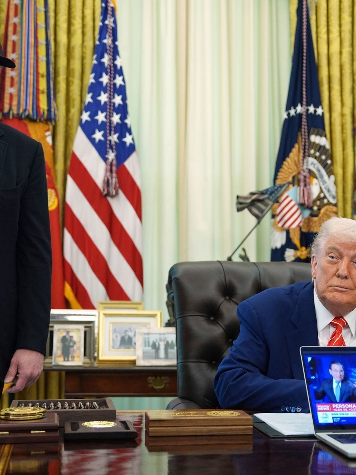 Trump verabschiedet Musk auf gemeinsamer Pressekonferenz