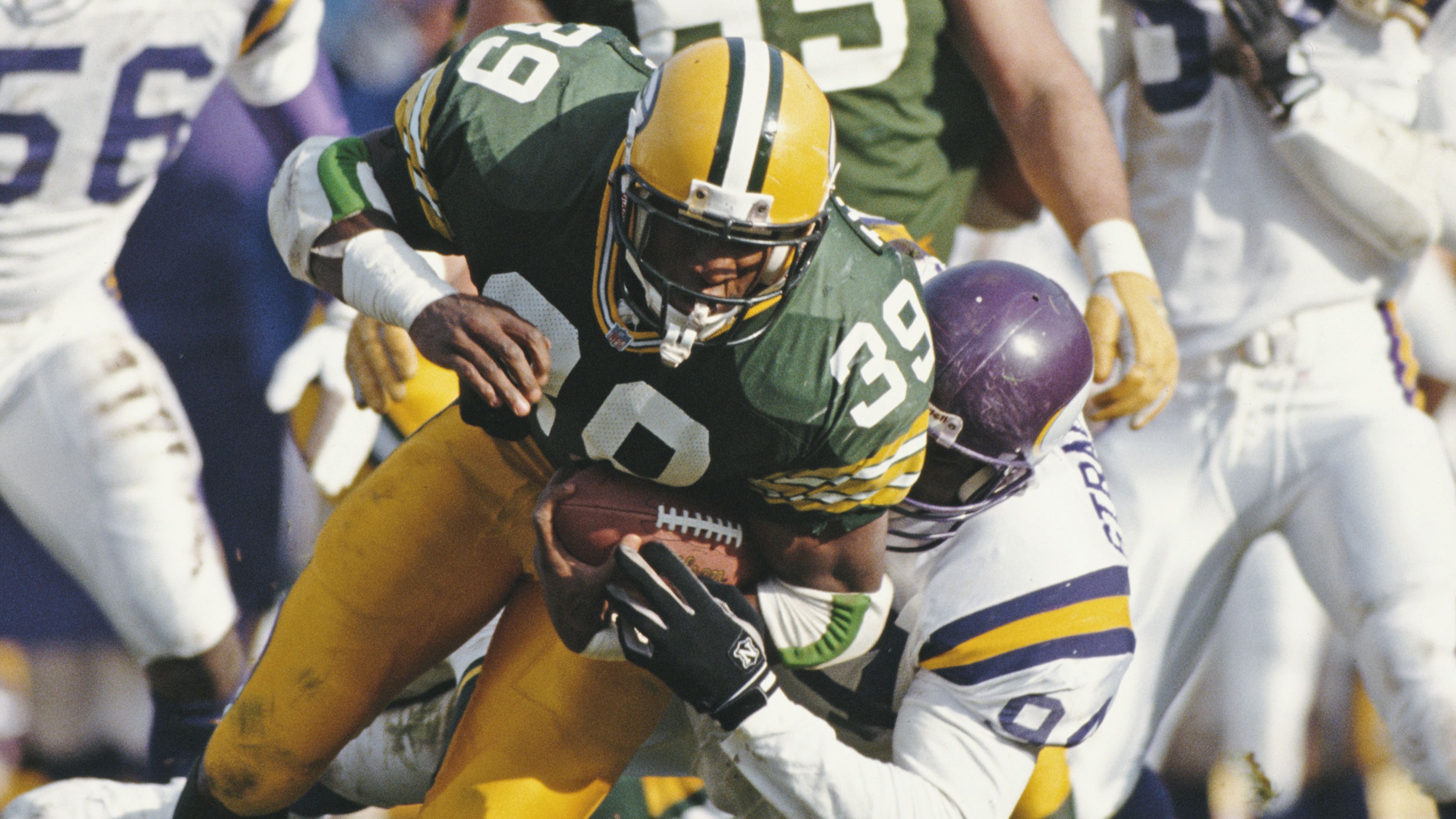 <strong>Green Bay Packers: 1990, 19. Pick</strong><br>- Spieler: Darrell Thompson