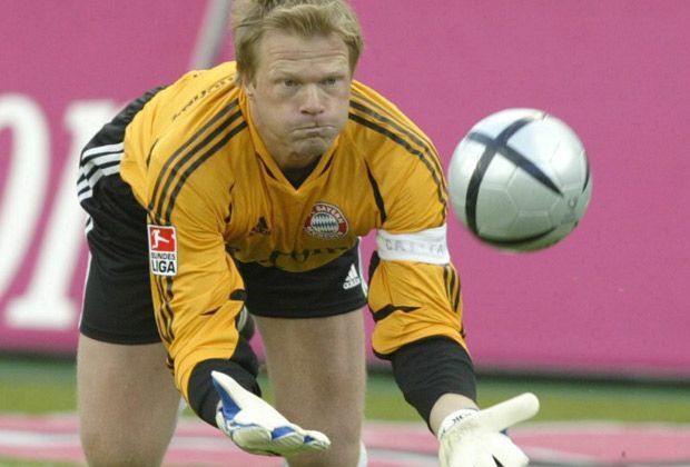 
                <strong>Tor: Oliver Kahn</strong><br>
                Im Tor steht Oliver Kahn. Der frühere Bayern-Keeper ließ zu seiner aktiven Zeit nicht nur Stefan Kießling das ein oder andere Mal verzweifeln.
              