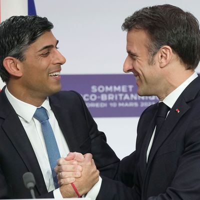 Rishi Sunak und Emmanuel Macron