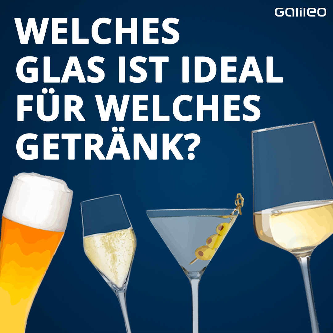 Welches Glas ist ideal für welches Getränk