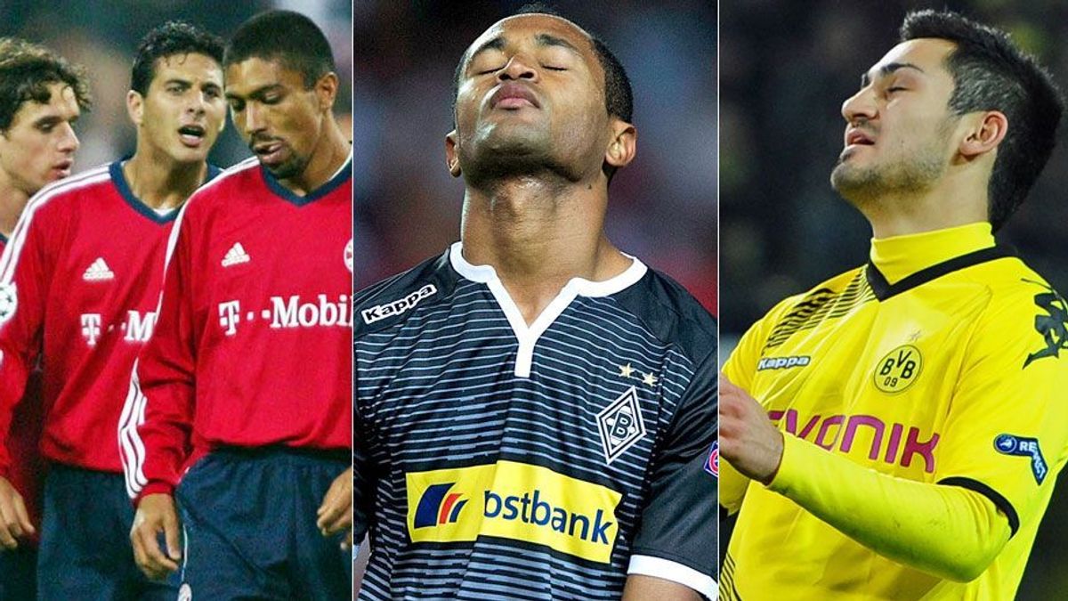 Die schlechtesten deutschen Champions-League-Teams