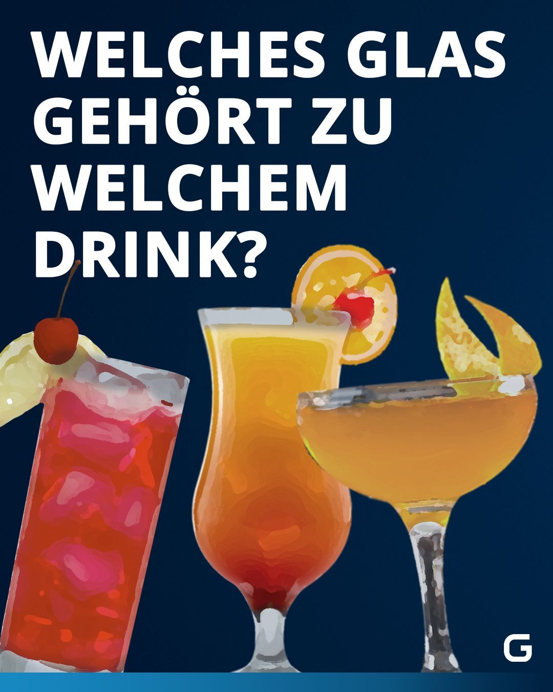 Eine kurze Übersicht über verschiedene Cocktailgläser