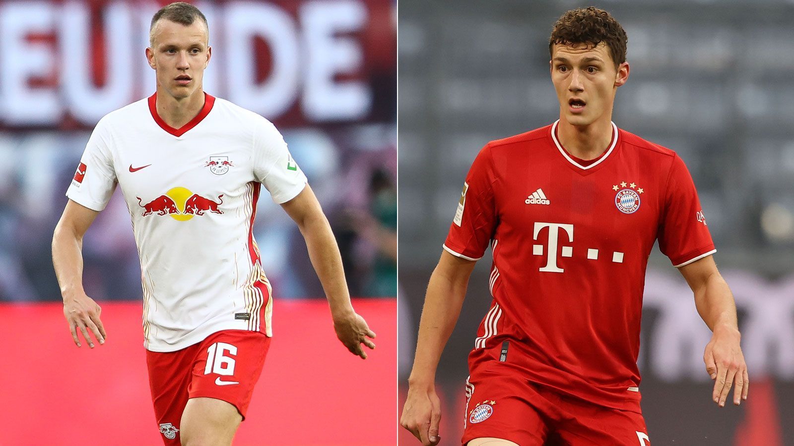 
                <strong>Rechter Außenverteidiger: Lukas Klostermann vs. Benjamin Pavard</strong><br>
                Beide Profis mussten in dieser Saison schon einen herben Rückschlag verkraften. Klostermann verpasste ab Mitte Oktober zwei Monate wegen einer Knie-OP, Pavard fehlte nach der Klub-WM vier Spiele lang wegen einer Corona-Infektion. Mittlerweile haben sie wieder ihren Rhythmus gefunden, es fehlt jedoch noch an Beständigkeit über lange Strecken. Der Trumpf des französischen Weltmeisters ist es, dass der Bayern-Kader eigentlich keinen geeigneten Ersatz hergibt. Klostermann hingegen hat sich die Rolle in der Abwehrkette mehr und mehr erarbeitet und wirkt in seinem Spiel gefestigter, weshalb er sich hier behauptet -1:1.
              