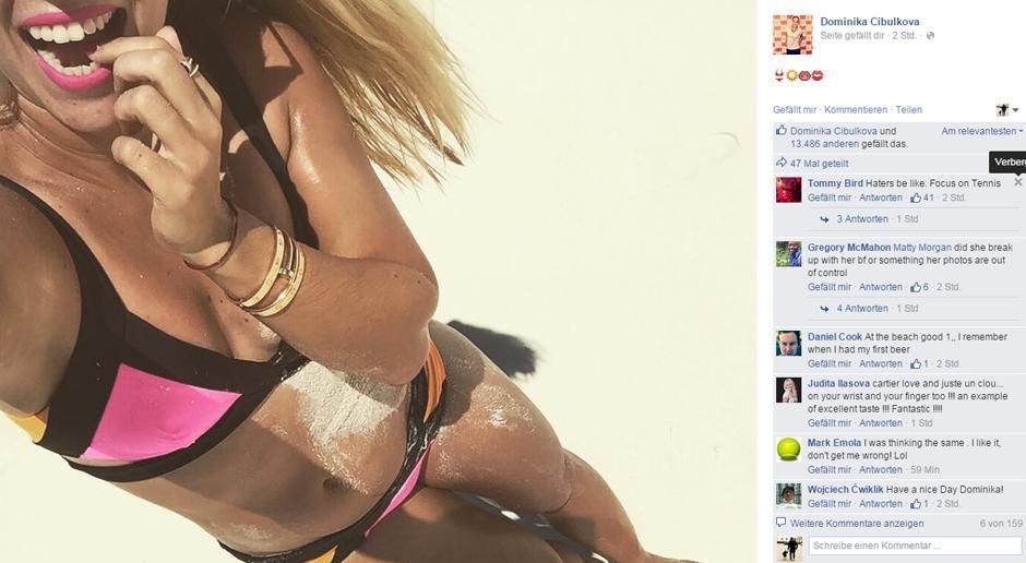 
                <strong>Dominika Cibulkova</strong><br>
                Sommer, Sonne, Strand. So lässt sich es aushalten. Cibulkova lässt ihre Fans mit diesem Post an ihrer Freude teilhaben ...
              