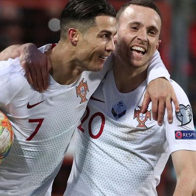 Cristiano Ronaldo und Diogo Jota