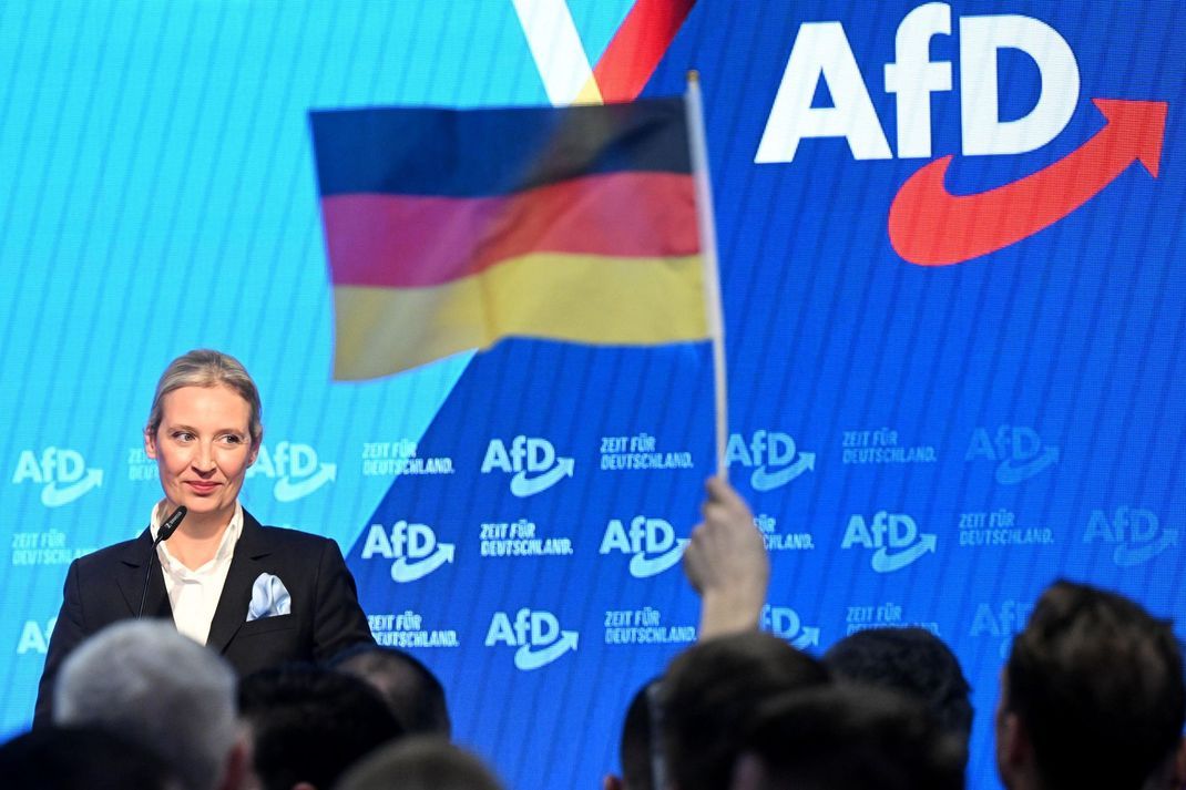 Alice Weidel und die AfD sind nach der Wahl oben auf.