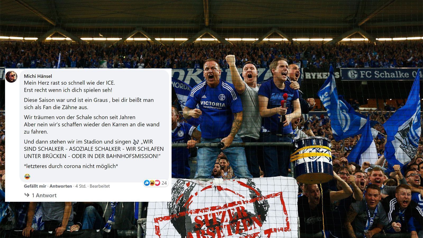 
                <strong>Treue Fans hat der FC Schalke allemal</strong><br>
                
              