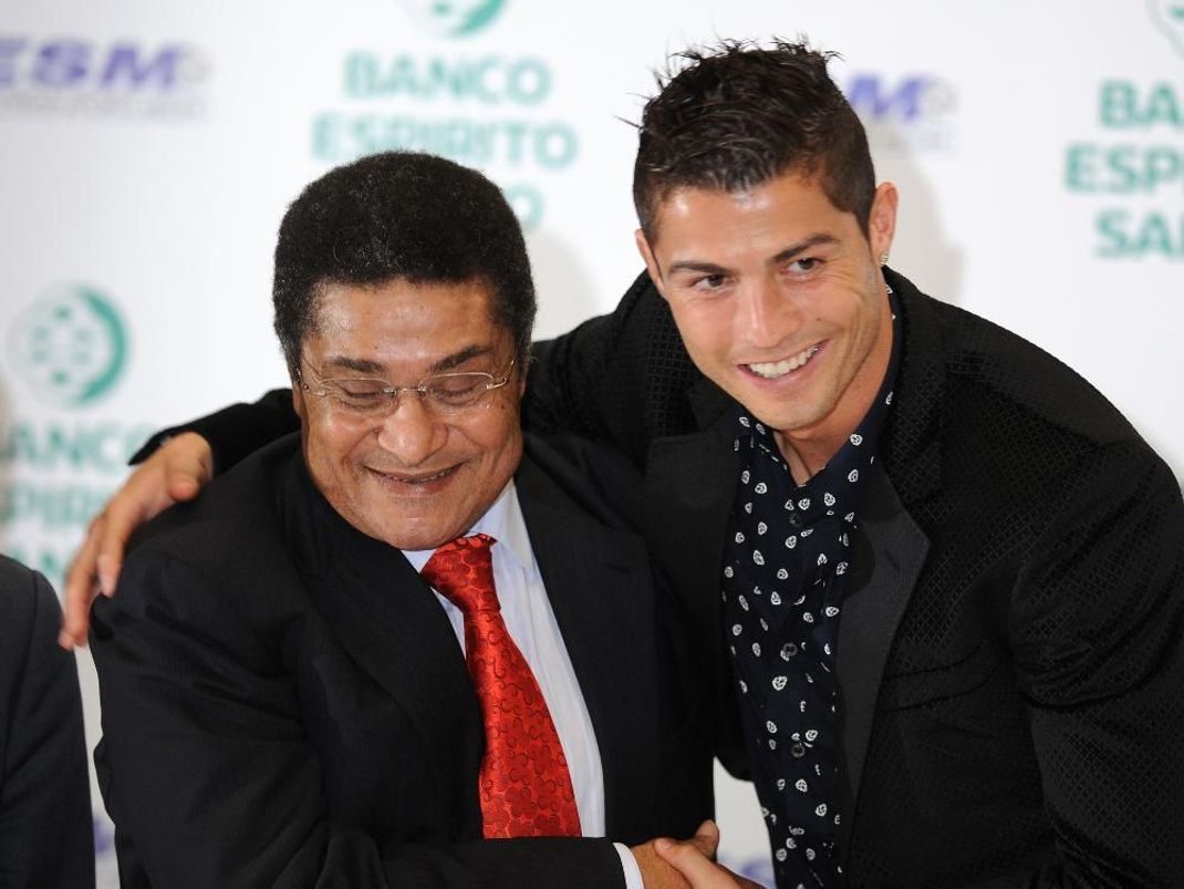 Ronaldo und Figo trauern um Eusebio