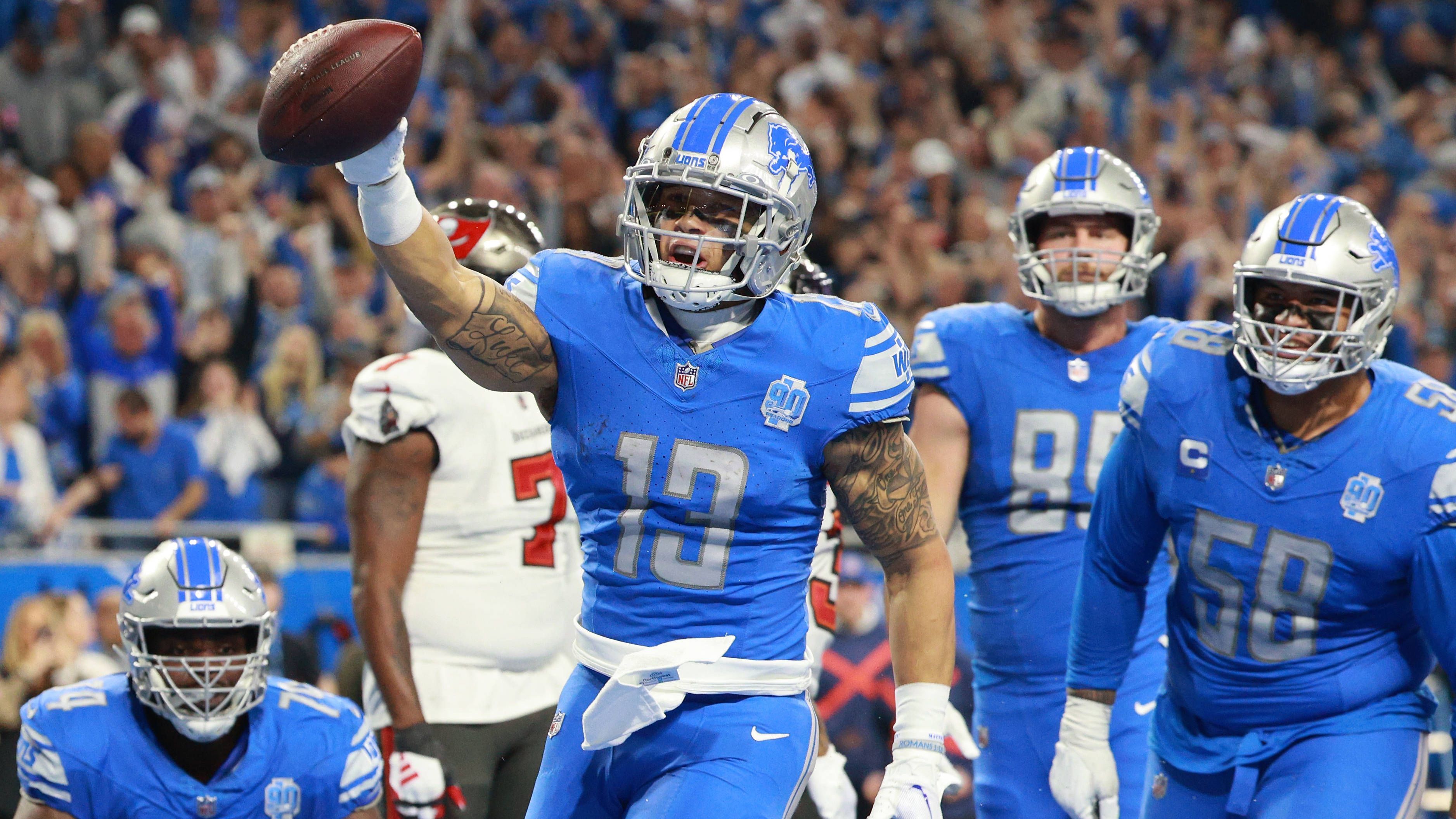 <strong>Platz 31: Detroit Lions<br></strong>Playoff-Teilnahmen in Prozent: 19,78 Prozent<br>Anzahl der Playoff-Teilnahmen: 18<br>Gründungsjahr: 1930<br>Saisons (seit 1933): 91