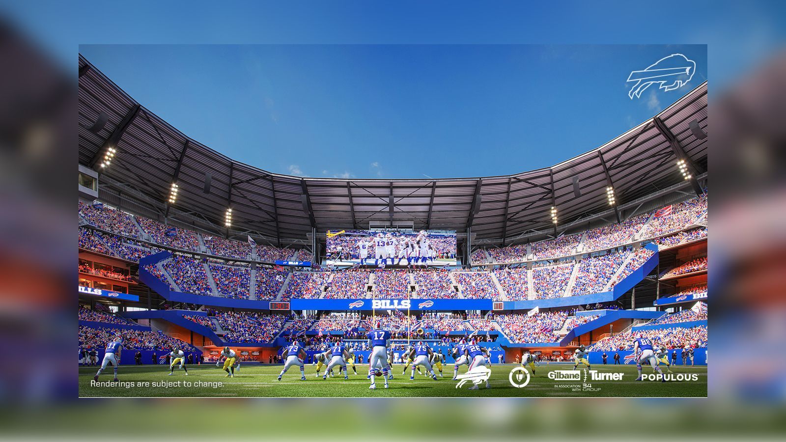 
                <strong>Neues Bills-Stadion: Ein modernes Hightech-Projekt</strong><br>
                … sowie das NRG Stadium der Houston Texans und das State Farm Stadium der Arizona Cardinals. Auch das Tottenham Hotspur Stadium in London, in dem seit 2019 NFL-Spiele ausgetragen werden, stammt aus den Federn des Architekturbüros.
              