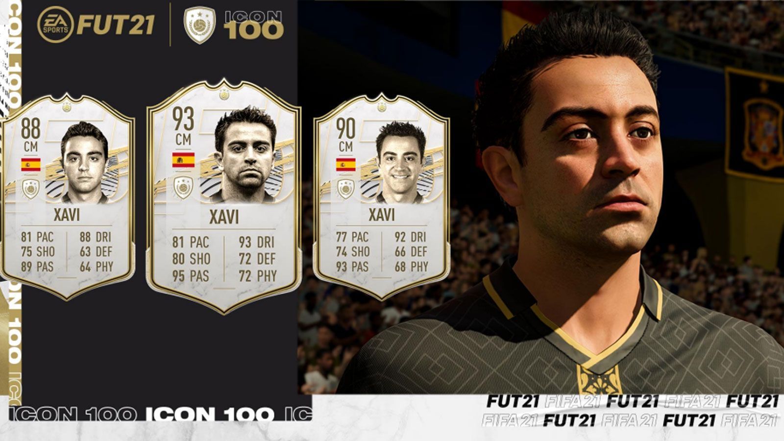 
                <strong>Xavi Hernandez</strong><br>
                Position: Zentrales MittelfeldBasis-Icon-Rating: 88Mid-Icon-Rating: 90Prime-Icon-Rating: 93
              