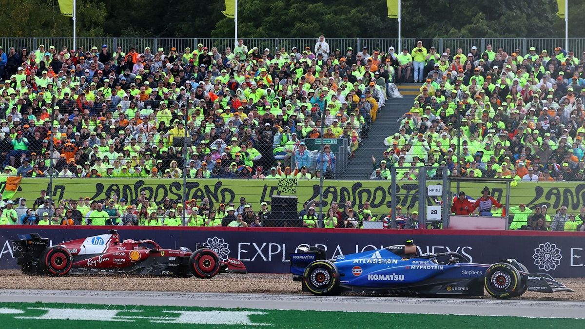 Carlos Sainz verlor durch die Berührung mit Charles Leclerc die Chance auf Punkte