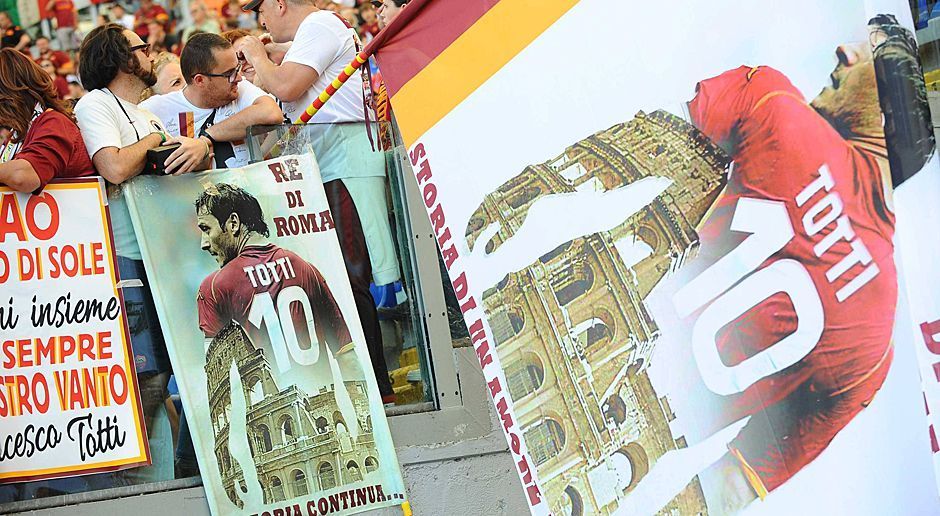 
                <strong>Der tränenreiche Abschied das Francesco Totti</strong><br>
                Die Huldigungen der Roma-Fans kennen keine Grenzen.
              